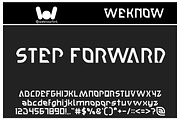 step forward font, a Font by weknow (Thumbnail 1 of 5)