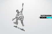 Silhouettes of a skateboarder, a Person Illustration by Matrosovv (Thumbnail 4 of 4)