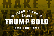 Trump Bold Font, a Sans Serif Font by Dave Ansett (Thumbnail 7 of 7)