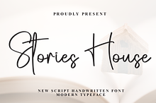 Stories House | Script Font