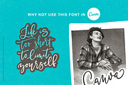 BetterFly - for Canva & Templett, a Script Font by Blessed Print (Thumbnail 10 of 46)