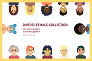 Female Diverse Collection, a Person Illustration by Minkina (Thumbnail 1 of 4)