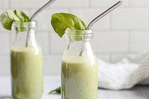 Green smoothies featuring green smoothies, breakfast smoothie, and spinach