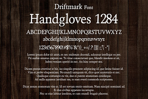 Driftmark Font