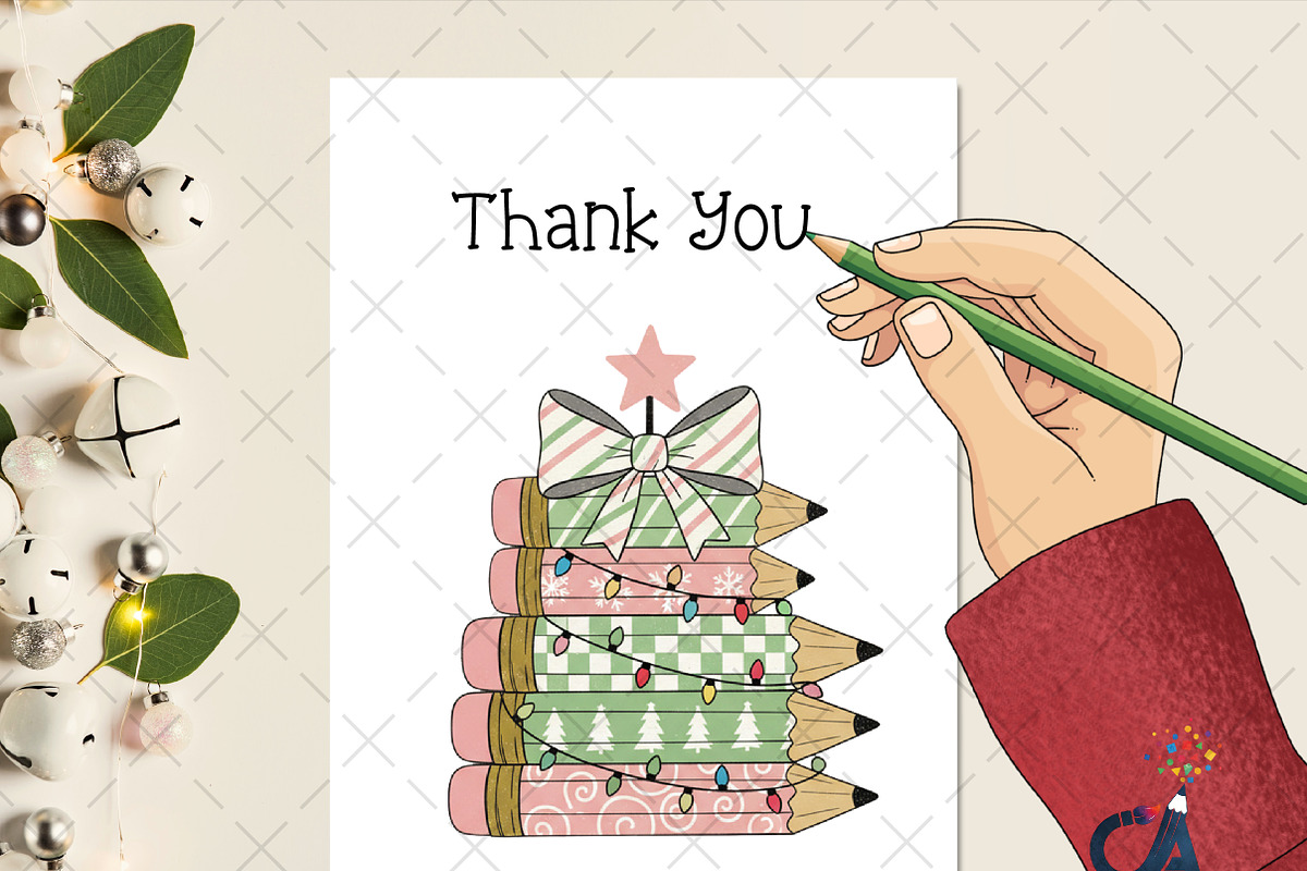 Christmas Teacher Custom Design Png, an Illustration by Creative Art (Photo 2 of 6)