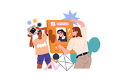 UX UI design concept set, a Work Illustration by PaperTrident (Thumbnail 4 of 5)