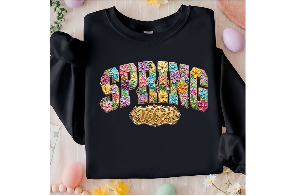Floral Spring Png Paint Spring Vibes, an Illustration by Designking (Photo 2 of 6)