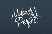 Theory Font, a Script Font by vuuuds (Thumbnail 3 of 6)