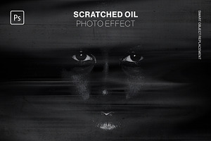 Scratched Oil Photo Effect