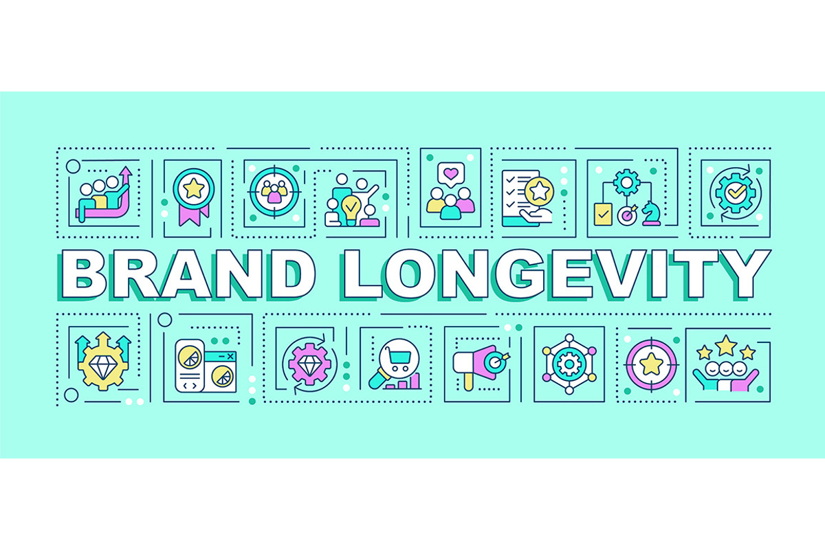 Brand longevity word concept, a Templates & Theme by IMG Visuals