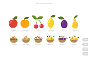Fruit Trees Vector Set, a Graphic by Ilia Design (Thumbnail 8 of 12)