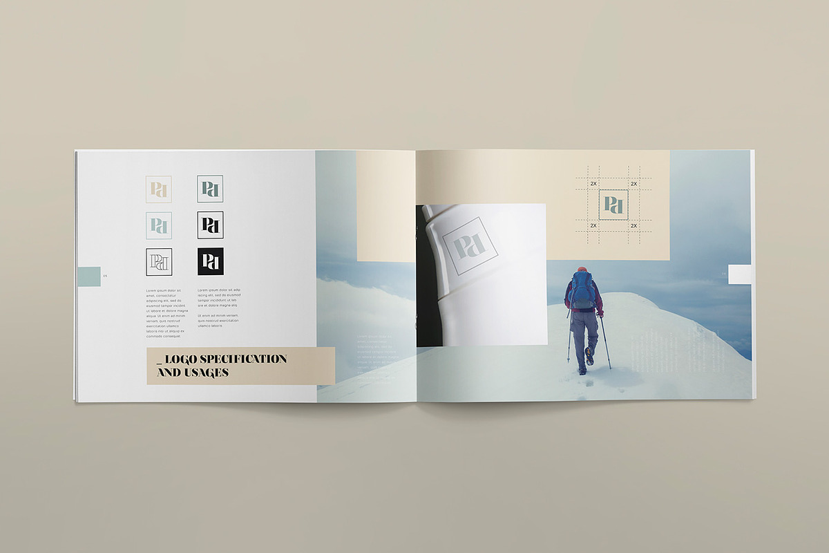 The Ocean - Brand Manual Template, a Brochure Template by ZippyPixels (Photo 15 of 16)