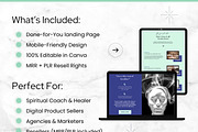 Spiritual Coach & Healer Website, a Landing Page Template by Digital Content Mix (Thumbnail 2 of 6)