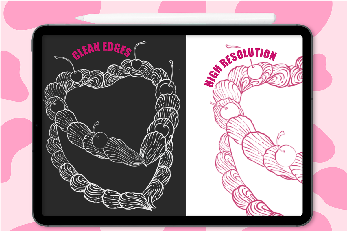 VICTORIAN CAKES PROCREATE BRUSH SET, a Brush Add-On by The GG Shop (Photo 17 of 17)