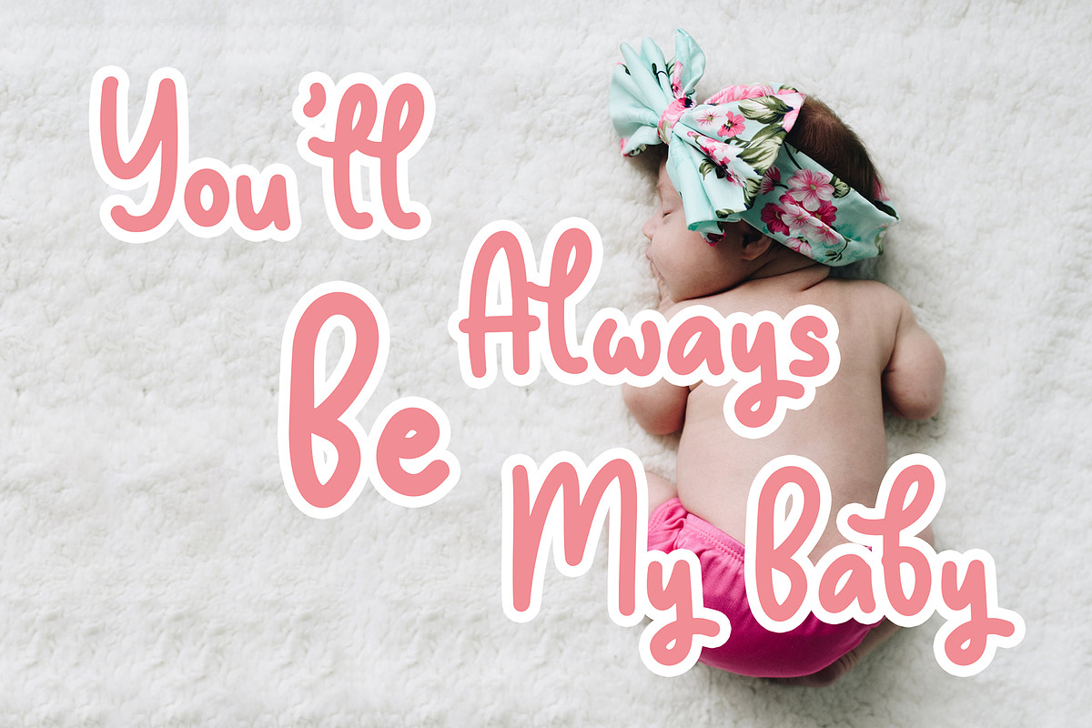 Be Simply Monoline Calligraphy Font preview 6