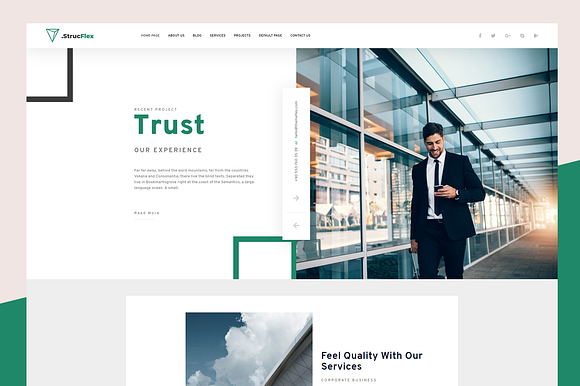 Strucflex Corporate Wordpress Theme