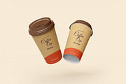 Coffee bag and coffee cup mockup, a Cups & Container Mockup by Runend (Thumbnail 10 of 22)