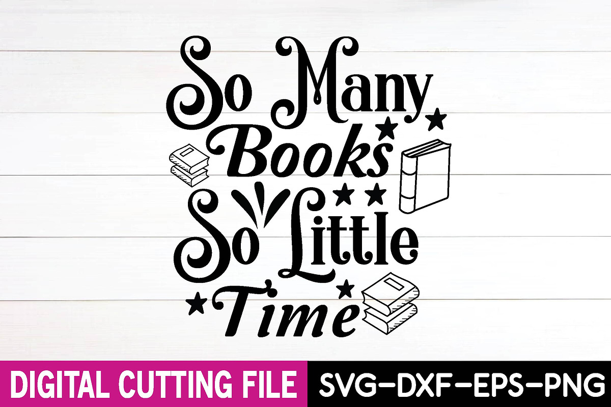 Reading Quotes SVG Cut Files Bundle, an Illustration by Buycreativedesign (Photo 6 of 6)