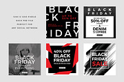 Black Friday Social Media Banner, a Social Media Template by MinimalStudioCo (Thumbnail 4 of 6)