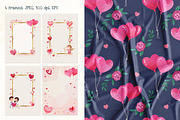 Valentine’s Day Watercolor Love Set, an Illustration by Hanna's ArtLab (Thumbnail 6 of 7)