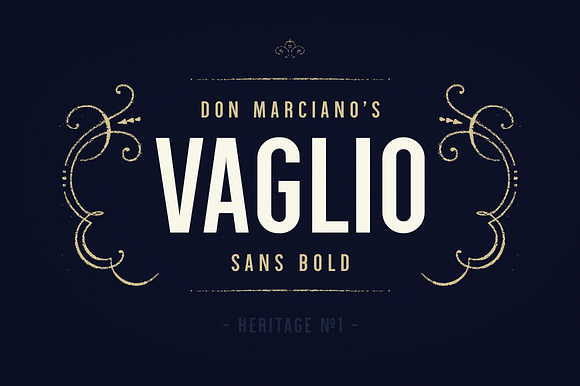 Vaglio Sans Bold preview 7
