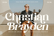 Nancey Wander - Classy Retro, a Serif Font by Qweera Studio (Thumbnail 3 of 10)