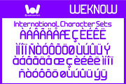 Insert Coin font, a Sans Serif Font by weknow (Thumbnail 8 of 8)