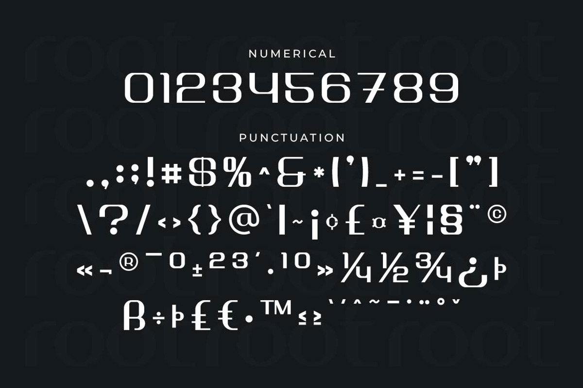 Pageroot – Unique Creative Font, a Sans Serif Font by Artiveko (Photo 3 of 8)