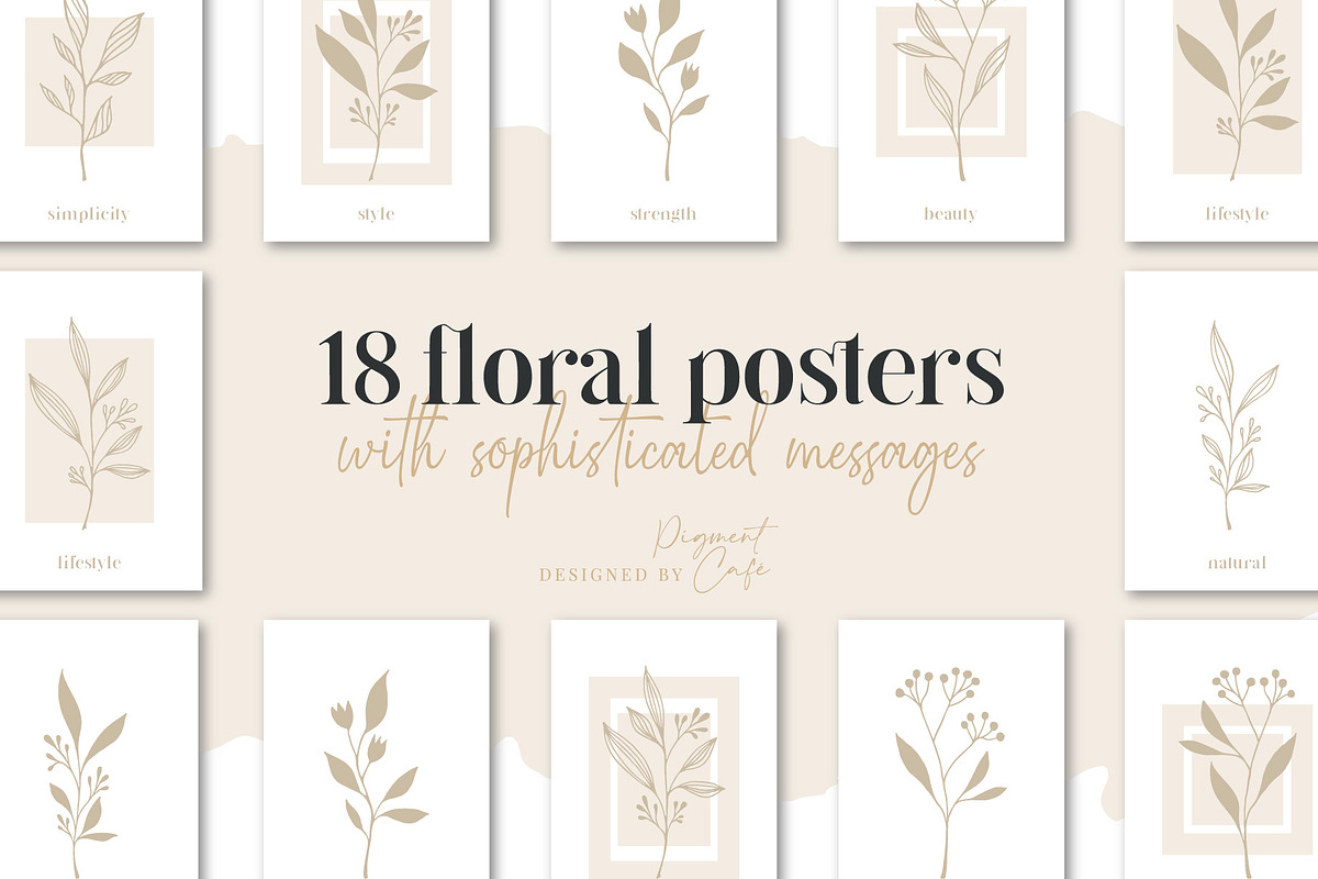 Florals & You Botanical Drawings, a Decorative Illustration by Pigment Café (Photo 4 of 5)