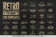 382 Vintage Logos Bundle, a Branding & Logo Template by Graphicdome (Thumbnail 2 of 4)