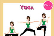 Yoga Teacher Portrait Creator, a Person Illustration by Lauren Lesley Studio (Thumbnail 26 of 43)