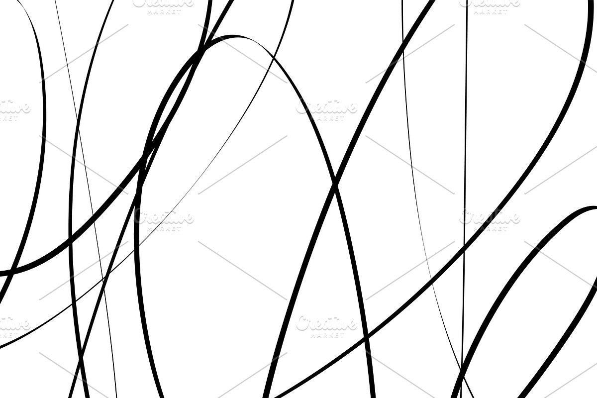 Black & White Scribbles, a Pattern Graphic by DaniKwok (Photo 3 of 7)