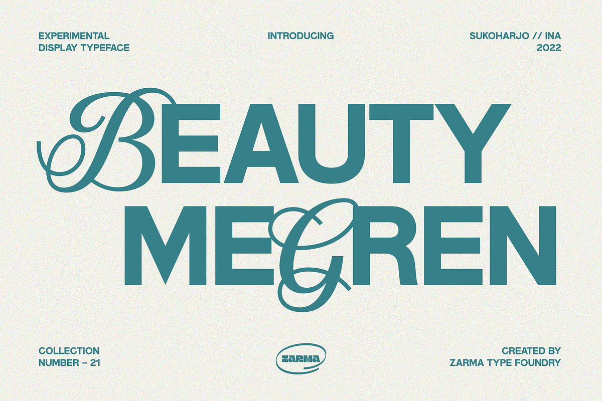 Megren - Combination Font, a Sans Serif Font by Zarma Type (Photo 1 of 13)
