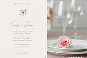 Romantic Rose Elegant Wedding Invite, an Invitation Template by by creative paper (Thumbnail 6 of 6)