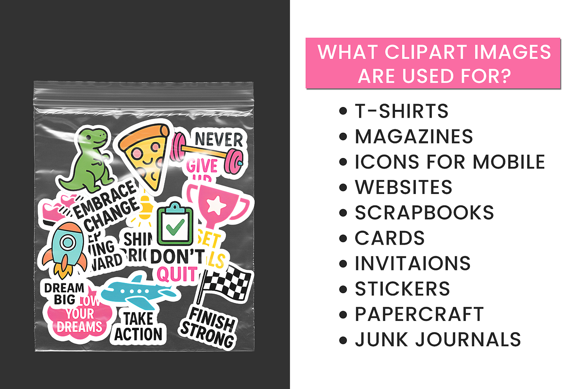 Cool Motivational Stickers, an Object Graphic by Nina Shaw (Photo 3 of 10)