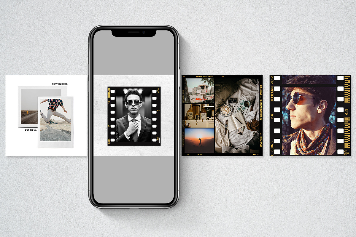Film Frame Bundle, a Social Media Template by Analogi Studio (Photo 5 of 53)