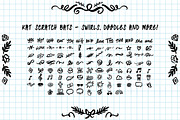 Kat Scratch Font, a Sans Serif Font by Kat Hubbs (Thumbnail 5 of 5)