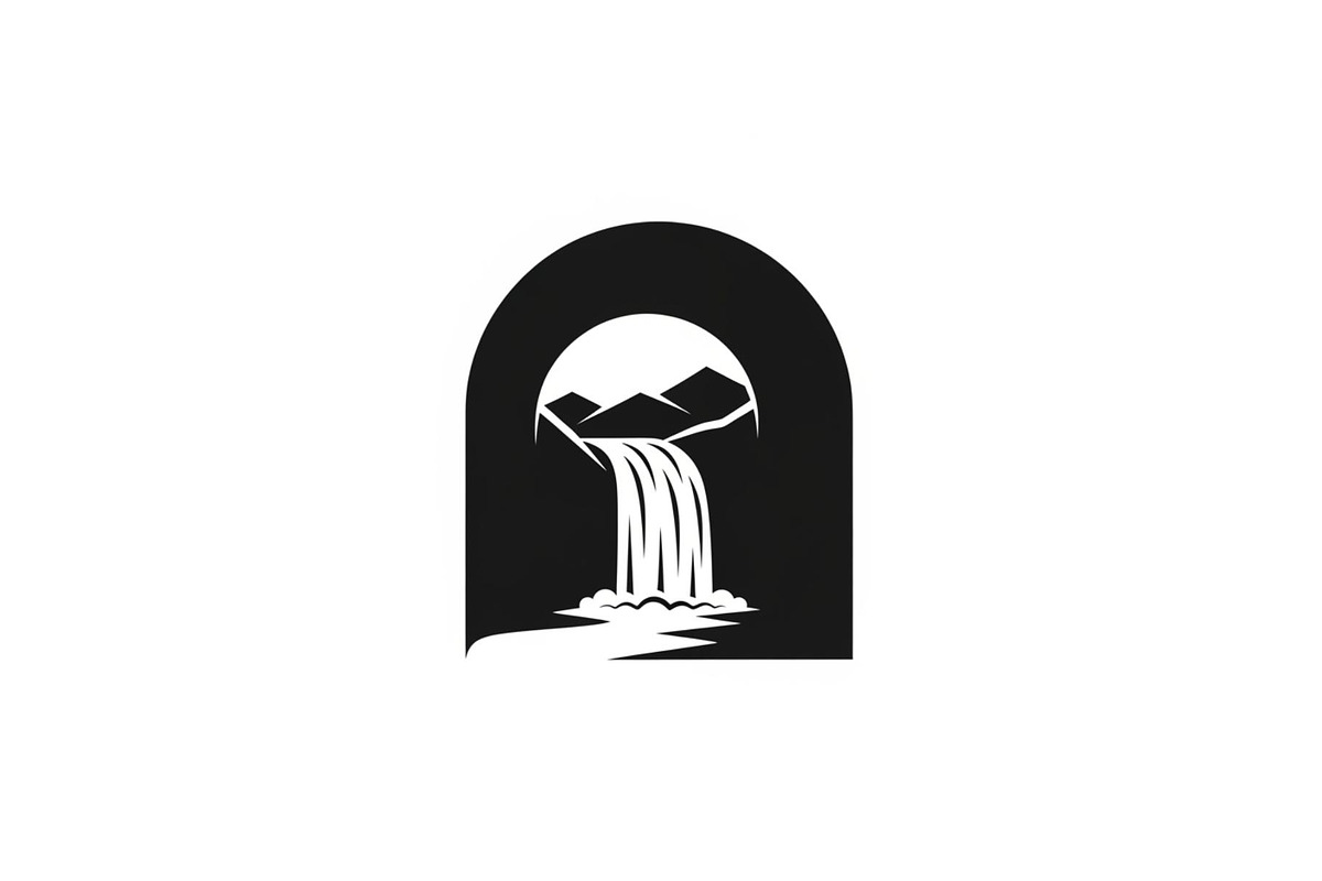 Waterfall Arch Landscape SVG Bundle, an Illustration by jahid234 (Photo 13 of 31)