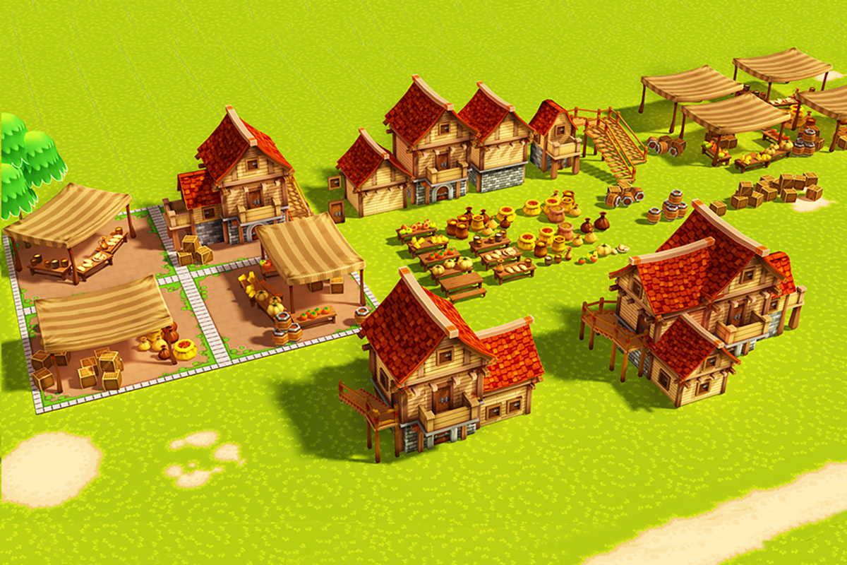 Medieval Town, an Architecture 3D Model by Souchenki (Photo 14 of 15)