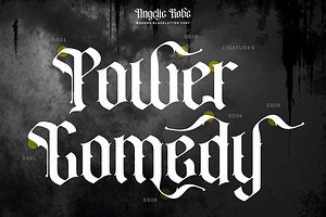 Angelic Robe - Blackletter Font