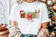 Christmas Nurse,Cute Santa PNG, an Illustration by Sublimation Artist (Thumbnail 2 of 9)