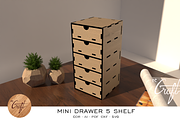 Small Desk storage Organizer 5Drawer, a Templates & Theme by StanleyTirtoutomo (Thumbnail 2 of 7)