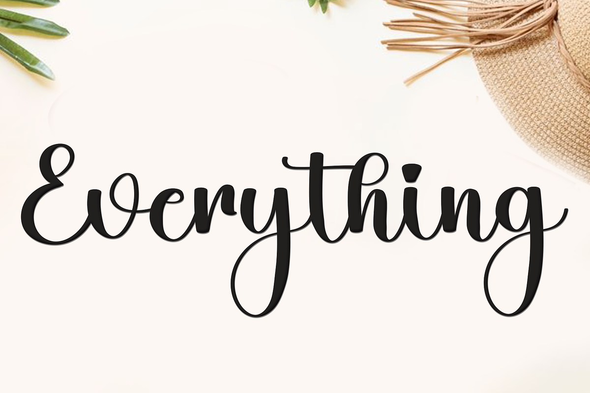 Sunrise Himalaya, a Handwritten Font by FreshTypeINK (Photo 3 of 7)