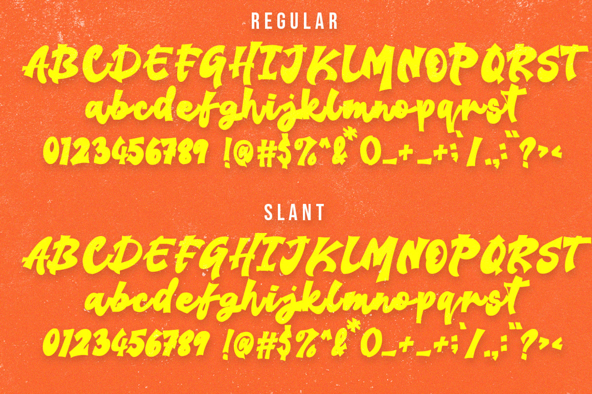 Burning Chucky – Playful Display, a Handwritten Font by Struggle Studio (Photo 6 of 7)