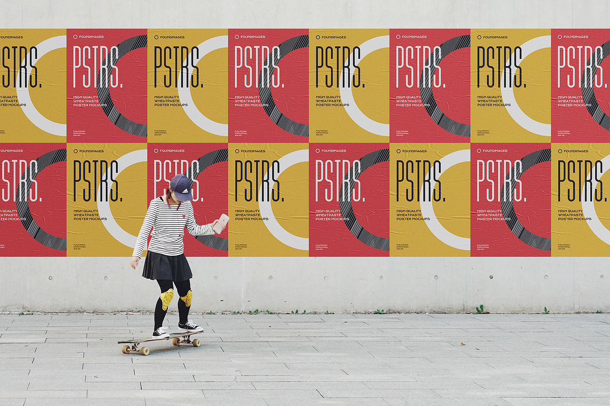 34 poster mockup bundle, an Advertising Mockup by FoundImages (Photo 16 of 34)