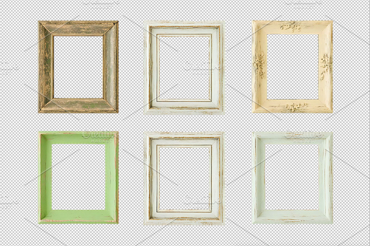 Classic Old Picture Frames, an Object Graphic by VetalStock (Photo 5 of 11)