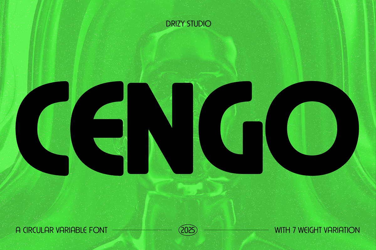 Cengo – Circular Sans Variable Font, a Sans Serif Font by Drizy (Photo 1 of 11)