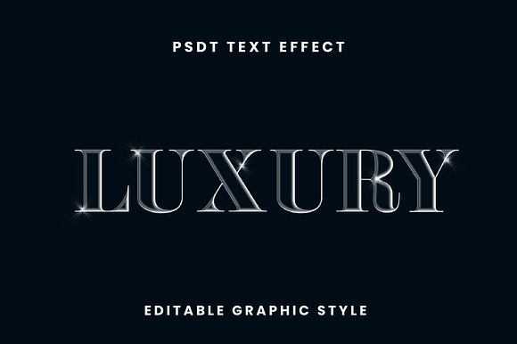 Luxury Chrome Text Effect preview 2