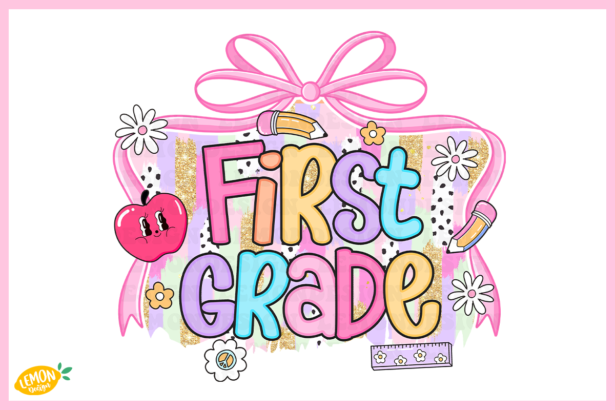 Preppy Back to School Sublimation, a Seasonal Illustration by LemonDesign (Photo 2 of 9)
