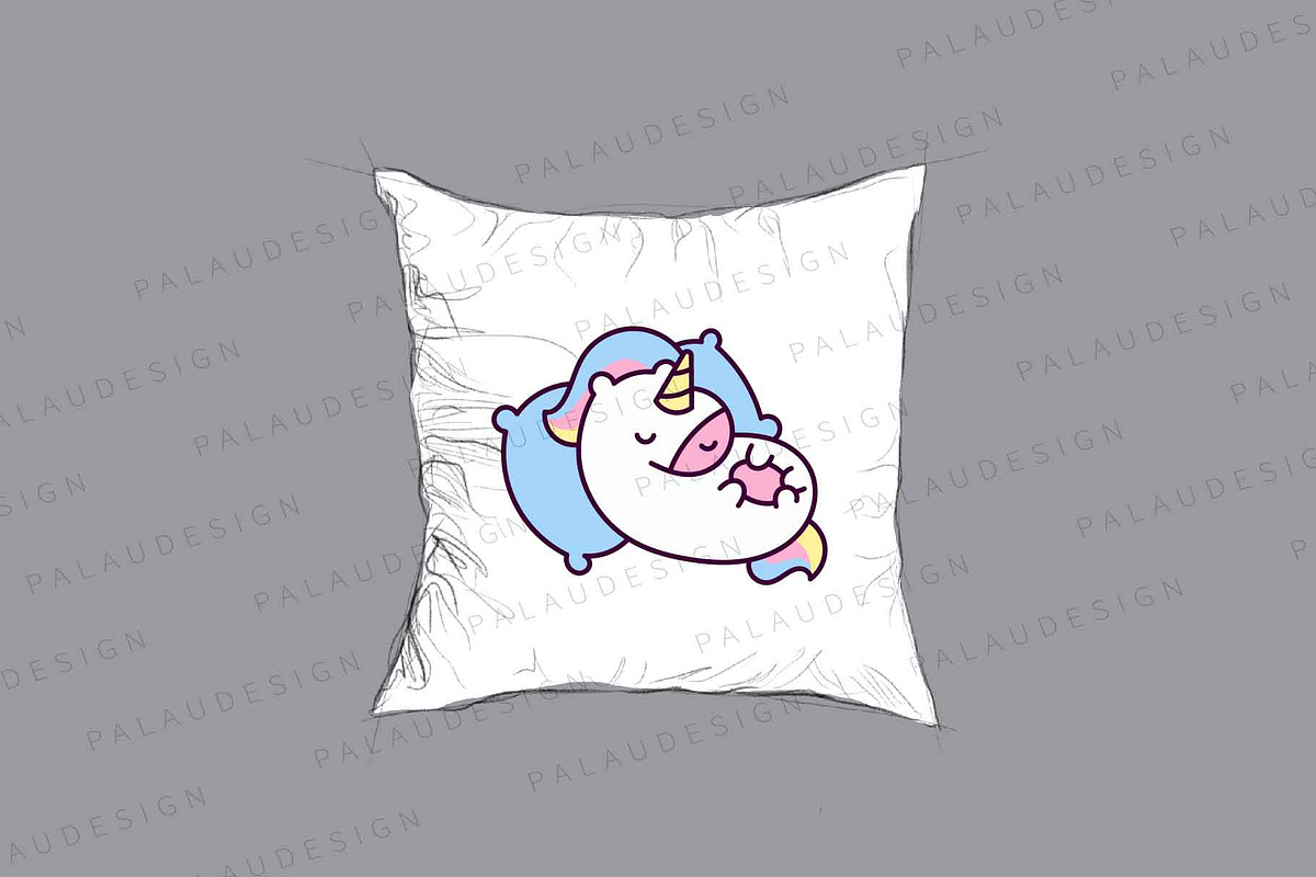 Cute Kawaii Unicorn Characters, an Animal Illustration by Palau (Photo 7 of 12)